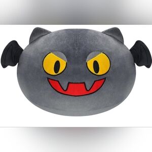 Gray Bat Accent Pillow